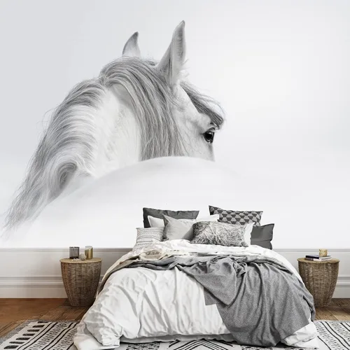 Vista 16 de wall26 - Caballos en el campo - Mural de pared extraíble Papel pintado autoadhesivo grande - 66x96 pulgadas