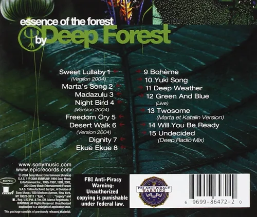 Vista 2 de Essence Of The Forest by Deep Forest