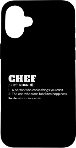 Vista 23 de Chef Definition Cook Pastry Chef Culinary Cooking Funny Gift Case for iPhone 16