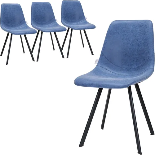 Vista 14 de LeisureMod Markley - Silla de comedor, color negro carbón
