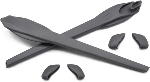 Vista 8 de Juego de piernas de silicona de repuesto para Oakley Flak 2.0/Flak 2.0 XL Gafas de sol Earsocks Kit de goma Negro