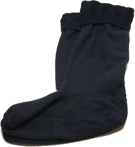 Vista 2 de Anzermix Calcetines de botas de lluvia de punto de cable de lana para mujer