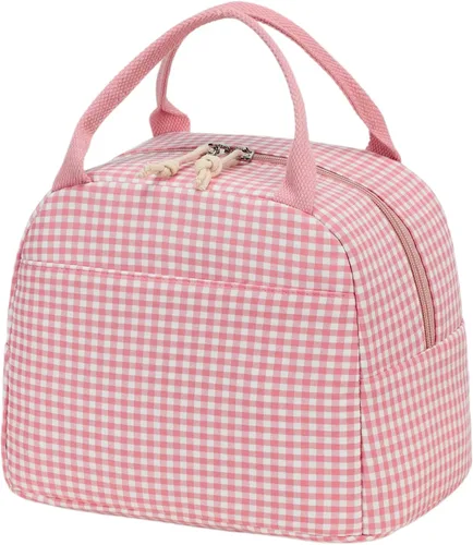 Vista 15 de CAMTOP Bolsa de almuerzo para niños, bonita lonchera aislada para niños y niñas, loncheras a prueba de fugas para la escuela
