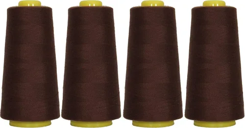 Vista 96 de Threadart Hilo Serger - Costura Poliéster - 2750 Yard Cono 40/2 - Aguamarina Polyester serger thread for overlock sewing, seams and garment