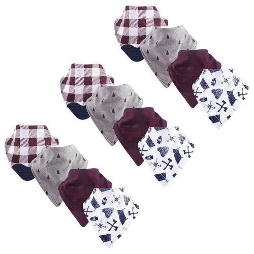 Vista 10 de Yoga Sprout Babero bandana con mordedor, alas, paquete de 4 Paquete de 4 alas