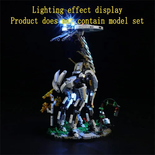 Vista 6 de GEAMENT Kit de luces LED compatible con Lego Horizon Forbidden West:Tallneck - Juego de iluminación para modelo de construcción 76989