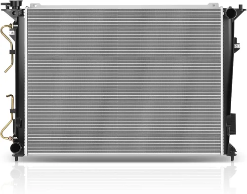 Vista 29 de SCITOO Conjunto de radiador de aluminio refrigerante del motor para 1986-1994 para Nissan D21 2.4L 3.0L 1987 para Nissan para Pathfinder 2.4L