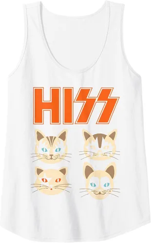 Vista 18 de Camiseta sin mangas Hiss Funny Cats Kittens Rock Rockin Negro
