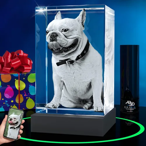 Vista 13 de ArtPix 3D Foto de cristal, regalos personalizados de Navidad para mujeres, esposa, ella, él, hombres, marido, abuela, gran regalo personalizado