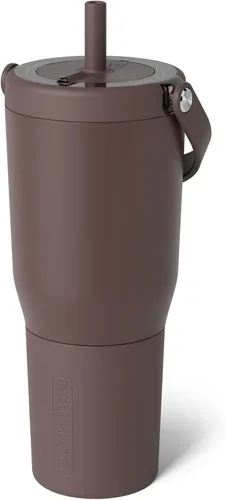 Vista 51 de BrüMate Resa - Vaso de viaje 100% a prueba de fugas de 25 onzas con asa y pajilla, popote SoftSip flexible, funda de silicona para mayor
