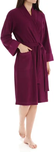 Vista 7 de N Natori Nirvana Bata de baño de rizo cepillado, para mujer Gris jaspeado