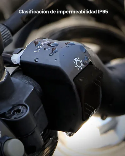 Vista 5 de Belinous Interruptor de manillar de 7/8" para motocicleta, ATV