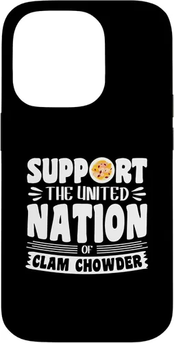 Vista 17 de iPhone 16 Support the united nation of Clam Chowder Case