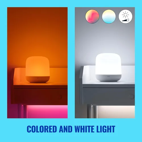Vista 7 de WiZ Connected Hero v2 - Lámpara de mesa portátil inteligente, habilitada para WiFi, 16 millones de colores, compatible con Alexa y Google Home