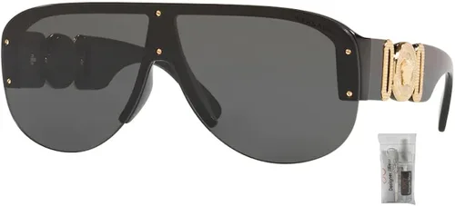 Vista 2 de Versace VE4391 Irregular Sunglasses for Men BUNDLE With Designer iWear Complimentary Eyewear Kit