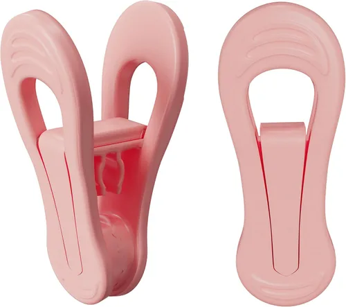 Vista 10 de TOFIIGREM Clips de colgador negros 30 PIEZAS, clips de perchas de plástico perfectos para perchas de terciopelo de plástico, pines para ropa
