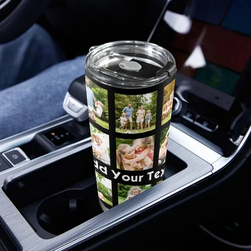 Vista 6 de Taza personalizada con foto y texto para hombres y mujeres, regalo para papá, mamá, familias y amigos, taza de viaje con foto e imagen