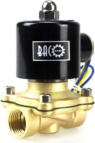 Vista 8 de BACOENG válvula solenoide eléctrica 1/4"-1" DC12 V NPT acero inoxidable/latón NC, 1