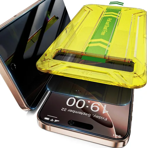 Vista 11 de Fotbor Protector de pantalla de privacidad para iPhone 12 Pro Max, protector de pantalla de privacidad para iPhone 12 Pro Max [2 antiespías]