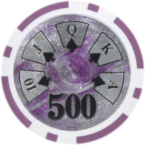 Vista 6 de Brybelly Ben Franklin Poker Chip - Compuesto de arcilla pesada de 0.49 oz, paquete de 50