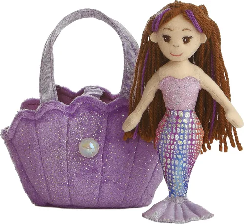 Vista 2 de Aurora® Enchanting Sea Sparkles™ Mermaid Lavender - Juego imaginativo - Compañeros mágicos - Púrpura 9 pulgadas