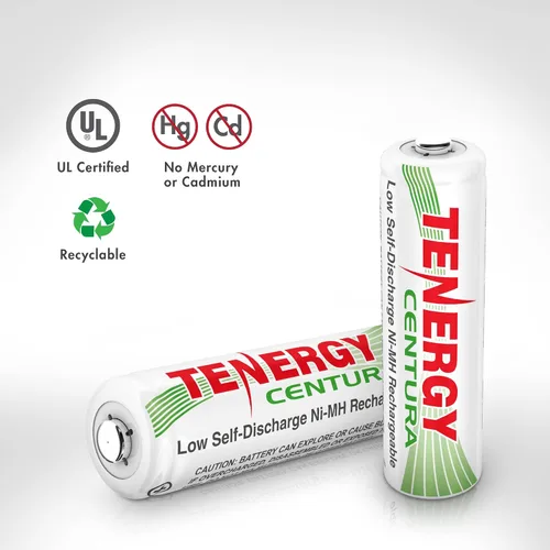 Vista 6 de Tenergy Centura AA & aaa baja autodescarga LSD NiMH rechargeable batteries AA 4 piezas