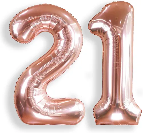 Vista 45 de AULE Globos grandes de 40 pulgadas con números 0 azules, globos grandes de números de aluminio, decoraciones de fiesta de cumpleaños de helio