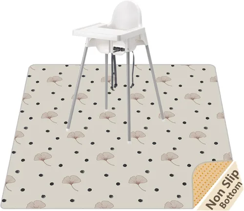 Vista 8 de Alfombrilla antisalpicaduras para debajo de la silla alta, impermeable