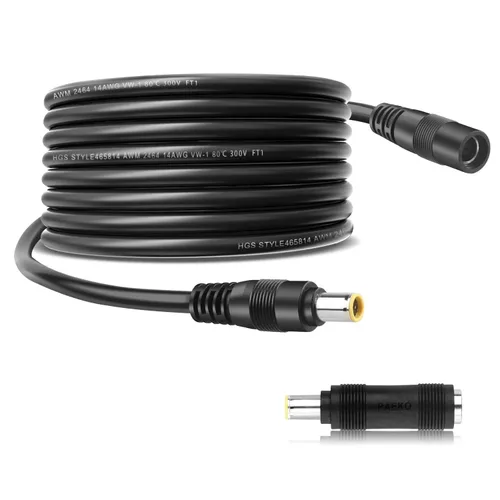Vista 8 de Adaptador solar de 8mm divisor, cable combinador DC8mm hembra y macho Y adaptador divisor de cable para panel solar estación de energía portátil