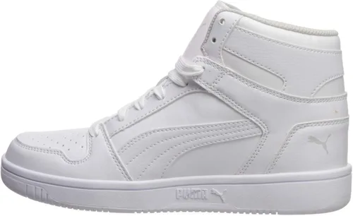 Vista 8 de PUMA Tenis unisex Rebound Layup para niños, NegroBlancoRojo