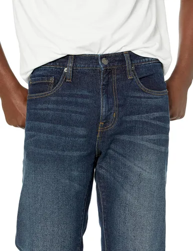 Vista 3 de Tienda Essentials Men's Straight-Fit Stretch Jean