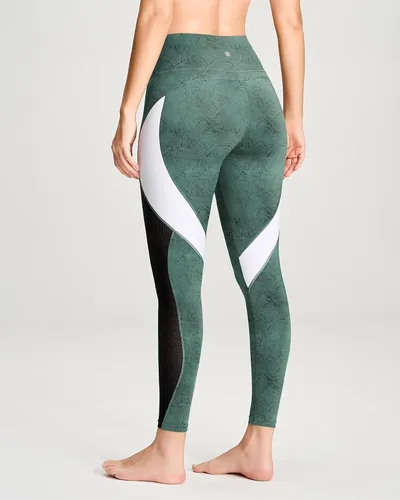 Vista 45 de Malla Queenieke 8030 de yoga, para correr, leggings con color combinado, para mujer