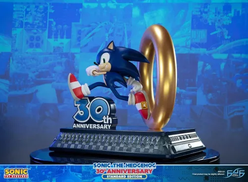 Vista 7 de First 4 Figures - Estatua de resina Sonic The Hedgehog (Sonic 30th Anniversary)