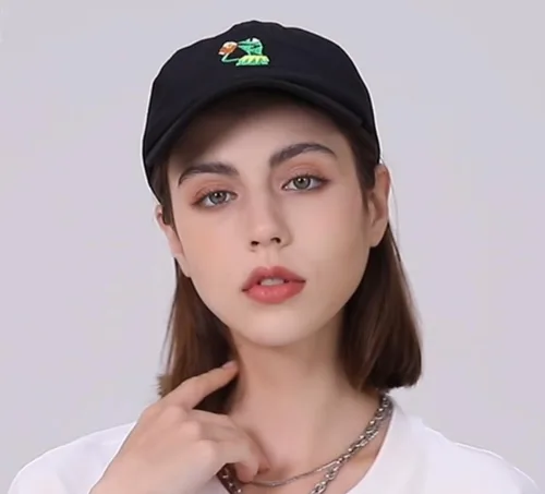 Vista 10 de Gorra de béisbol bordada Kermit The Frog ajustable, unisex, clásica, para papá