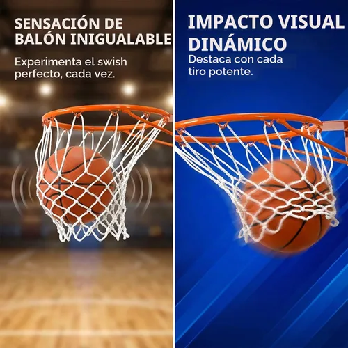 Vista 4 de PSLER Red de baloncesto de repuesto para exteriores - Red de aro