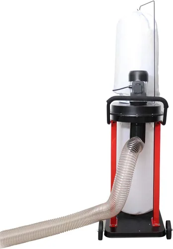 Vista 6 de BUCKTOOL Colector de polvo de arranque automático de 1.2 HP 750CFM con 3 bolsas de recolección de polvo, capacidad de bolsa de 5.4 cúbicos y 5