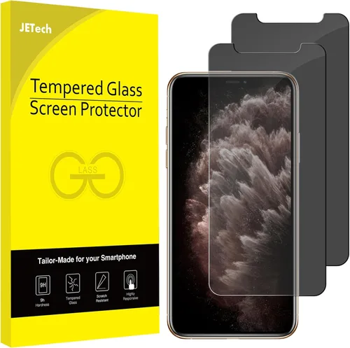 Vista 18 de JETech Protector de pantalla de privacidad para iPhone SE 3 (3ª edición 2022) de 4.7 pulgadas, película de vidrio templado antiespía, compatible