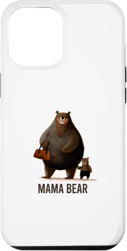 Vista 6 de Funda para iPhone 14 mama bear