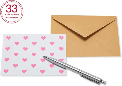Vista 3 de American Greetings tarjetas de un solo panel con sobres, para el Día de San Valentín, a granel (200 unidades)