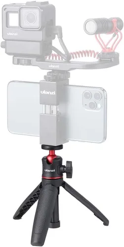 Vista 7 de ULANZI MT-08 Barra de extensión trípode Mini Selfie Stick trípode mango agarre para iPhone 11 Pro Max Samsung cámara Sony Canon Nikon Vlogging