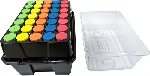 Vista 2 de Máquina Clonadora Aeropónica, Máquina de Clonación de 35 Espacios para Kit de Enraizamiento de Corte y Germinación Usando Insertos de Clon