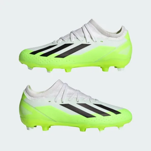 Vista 8 de adidas Tenis unisex X Crazyfast.3 Firm Ground para niño