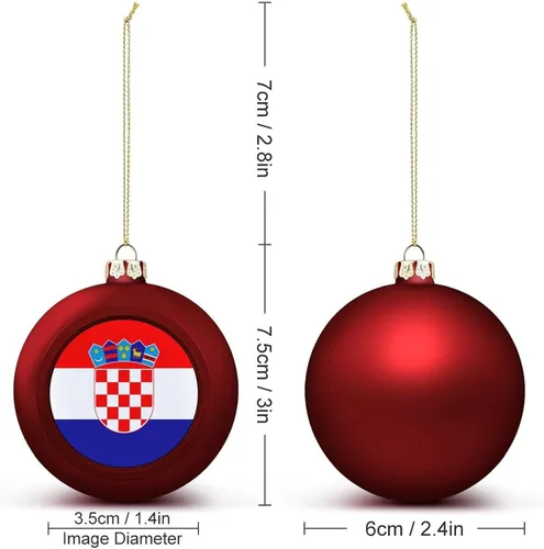 Vista 255 de Boobs Funny Shatterproof Matte Christmas Balls for Tree Wreath Home Decor 1PCS