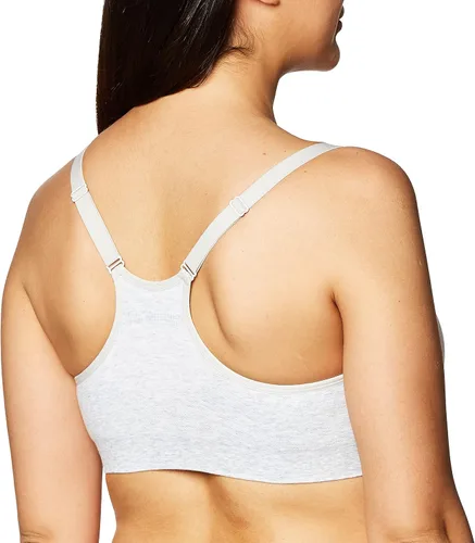 Vista 3 de Playtex Pantalón corto de maternidad inalámbrico con espalda cruzada sin costuras para mujer YYCEUS