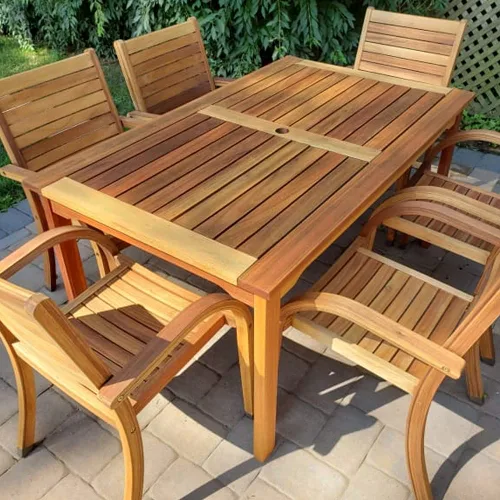 Vista 4 de TotalBoat Aceite de teca - Sellador de madera marina prémium protege y conserva la teca en barcos y muebles de exterior (1 cuarto de galón)
