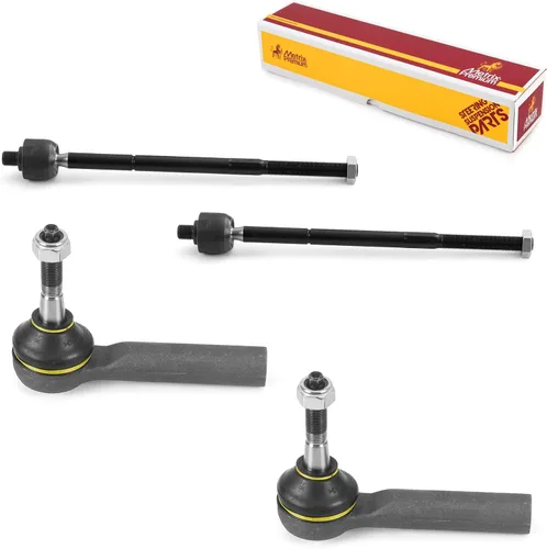 Vista 106 de Metrix Premium Chassis Parts - Kit de 4 piezas de extremos de barra de acoplamiento frontal exterior e interior compatible con Nissan Pathfinder