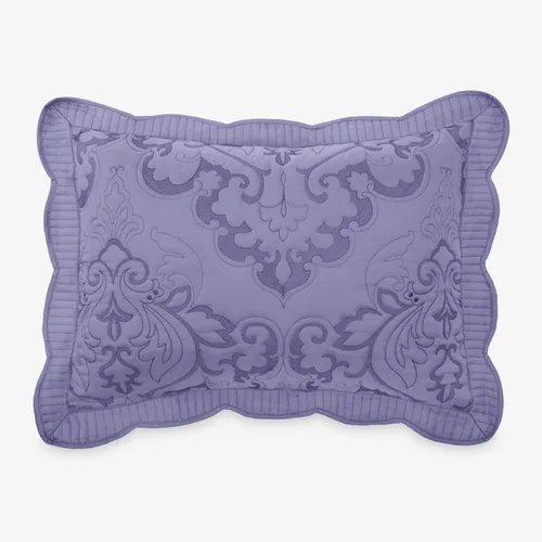 Vista 22 de BrylaneHome Amelia - Funda de almohada King, color rosa baya.
