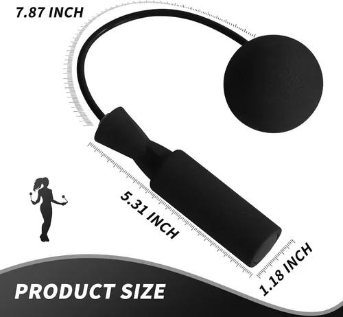 Vista 2 de Cuerda de saltar inalámbrica para hombres y mujeres Non-tangling, comfortable handle, built-in high-speed bearing, fast rotation,no injury