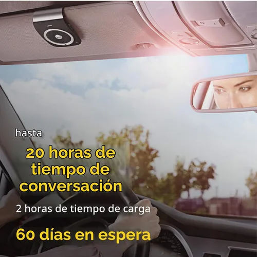 Vista 3 de Altavoz Bluetooth para auto - Negro, Negro