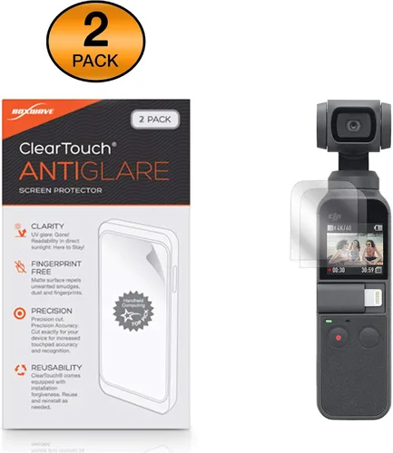 Vista 2 de BoxWave® Protector de pantalla de bolsillo para DJI Osmo [ClearTouch Anti-Glare (2 unidades)